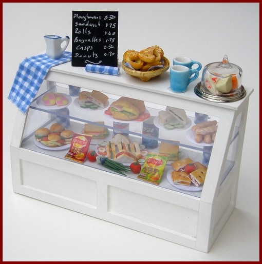 Dolls House and Miniature Shop Counters and Shelving